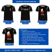 Gambar Sablon Kaos DriFit Custom NSA 2700 Satuan Lusinan - Tambah Logo dari Project Tees undefined 3 Tokopedia