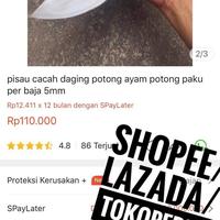 Gambar pisau daging potong ayam per baja 5mm dari ahmadahsinfanani99 undefined 2 Tokopedia