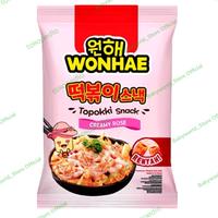 Gambar Wonhae Topokki snack Creamy Rose makanan ringan IMPORT 80gr dari Babyworld Store Medan undefined 3 Tokopedia