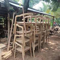 Gambar Kursi cafe model seliy dari. kayu jati bagus dari Toko Sogol furniture undefined 1 Tokopedia