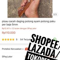 Gambar pisau cacah daging potong ayam per baja 5mm dari ahmadahsinfanani99 undefined 2 Tokopedia