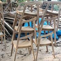 Gambar Kursi cafe model seliy dari. kayu jati bagus dari Toko Sogol furniture undefined 2 Tokopedia