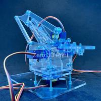 Gambar Kit Arm Robot 4DOF Lengan Gripper RC+Servo Arduino SG90 Akrilik - Z3D - Kit, bening dari Zero 3D Printer undefined 5 Tokopedia