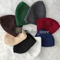 Gambar Peci Songkok Kopiah POLOS Haji Rajut nanas Tebal Dewasa COD Murah baru dari Bread_Store_NEW undefined 2 Tokopedia