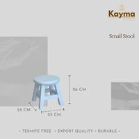 Gambar Small Stool - Kursi Kayu Kecil dari Kayma Furniture undefined 1 Tokopedia