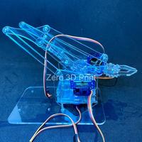 Gambar Kit Arm Robot 4DOF Lengan Gripper RC+Servo Arduino SG90 Akrilik - Z3D - Kit, bening dari Zero 3D Printer undefined 2 Tokopedia