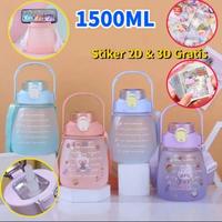 Gambar Botol minum tenteng gendut viral 1,5liter 1500ml free sticker 2d 3d dari Pinilia undefined 3 Tokopedia