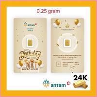 Gambar Emas Logam Mulia Antam 0 25 Gram Hartadinata Kecil Murni 24K Gold Birt dari kartikatunggal undefined 4 Tokopedia