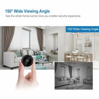Gambar TaffWare Mini Wifi IP Camera CCTV Wide Angle Nightvision 1080P Black dari mix medan undefined 5 Tokopedia