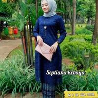 Gambar setelan kebaya tunik brokat brukat jumbo  / kebaya modern tunik kurung - atasan aja, M dari SEPTIANA KEBAYA undefined 4 Tokopedia