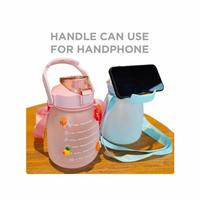 Gambar Botol minum tenteng gendut viral 1,5liter 1500ml free sticker 2d 3d dari Pinilia undefined 5 Tokopedia