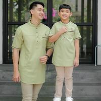 Gambar BAJU KOKO SET PRIA DEWASA DAN ANAK PAKAIAN MUSLIM COUPLE AYAH DAN ANAK - Dewasa putih, S dari Gudangclothing.id undefined 1 Tokopedia