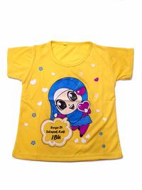 Gambar Pakaian Anak perempuan muslim 6 buln- 8 tahun oblong atasan surga kaos - Pink, 6-8 thun-(no.6) dari LINGLANG FASHION undefined 5 Tokopedia