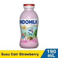 Gambar INDOMILK Susu Steril Cair Strawberry 190 ml dari Toserba Yassir undefined 1 Tokopedia