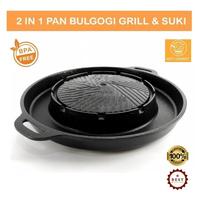 Gambar PAKET KOMPOR BARBEQUE KOMPOR SET GRILL AYCE SET ALAT BARBECUE ULTRA GRILL PAN PANCI SUKI BULGOGI - Kompor Portable, Putih dari Lockgamerz Electronic undefined 5 Tokopedia