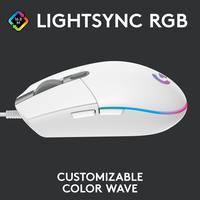 Gambar Logitech G102 Mouse Gaming Wired RGB Lightsync with Macro - White dari Logitech G Official undefined 3 Tokopedia
