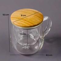 Gambar Gelas Cangkir Teh Tea Cup Mug with Infuser Filter - C225-One Two Cups - 420 ml dari Verskla undefined 5 Tokopedia