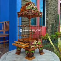 Gambar Sangkar Ukir Pleci Kayu jati Jepara dari Furniture Jepara Indonesia undefined 5 Tokopedia