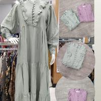 Gambar pakaian muslim wanita/baju gamis Frilla/gamis Rilaroz - 1, all size dari Surya Fashion 3A Rambipuji undefined 1 Tokopedia