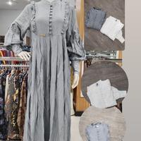 Gambar pakaian muslim wanita/baju gamis Frilla/gamis Rilaroz - 1, all size dari Surya Fashion 3A Rambipuji undefined 2 Tokopedia