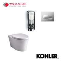 Gambar Kohler VEIL Wall Hung Toilet with SC Seat+Hydrotower PK-5722K-S-0 dari Wisma Sehati undefined 2 Tokopedia