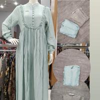Gambar pakaian muslim wanita/baju gamis Frilla/gamis Rilaroz - 1, all size dari Surya Fashion 3A Rambipuji undefined 3 Tokopedia