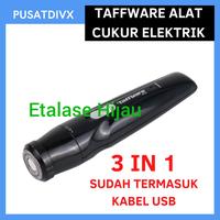 Gambar Alat Cukur Electric Trimmer Bulu Hidung Janggut Jembot Rambut Bulu dari Etalase Hijau undefined 3 Tokopedia