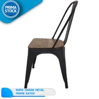 Gambar KURSI MAKAN RESTO RESTORAN CAFE METAL BESI DUDUKAN KAYU TOLIX LQ-1 - Normal dari Prima Stock undefined 4 Tokopedia