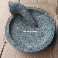 Gambar Ulekan Batu Gunung asli cobek batu bubut - 26 cm dari Dara Cetakan kue undefined 1 Tokopedia