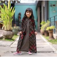 Gambar Terbaru Gamis Couple Keluarga Bahagia Motif Songket Merah - Gamis Mama, M dari RR SHOP99 undefined 5 Tokopedia