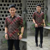 Gambar Terbaru Gamis Couple Keluarga Bahagia Motif Songket Merah - Gamis Mama, M dari RR SHOP99 undefined 3 Tokopedia