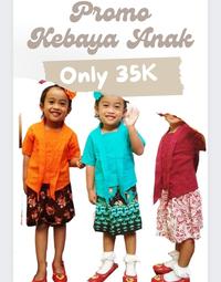 Gambar Timon set kebaya cici untuk umur 1 sampai 10 tahun anak anak PALING MU - Orange, S dari Tiny Monsters undefined 1 Tokopedia