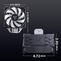 Gambar Jonsbo PISA A5 ARGB - Compact Single Tower Air CPU Cooler I HSF - GREY dari Duta Mandiri Infokom undefined 4 Tokopedia