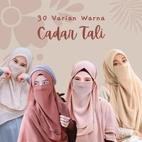 Gambar 25 warna Cadar Tali 2 layer | bahan Ceruty babydoll - cream dari Ayurihijab undefined 1 Tokopedia