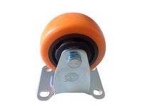 Gambar Roda PVC PU Troly Troli  Mati 4 inch orange roda caster kastor dari Surya Cemerlang teknik undefined 2 Tokopedia