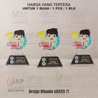 Gambar PIALA CERDAS CERMAT, TROPY CERDAS CERMAT, TROPHY CERDAS CERMAT JLP01 dari JLP Acrylic undefined 1 Tokopedia
