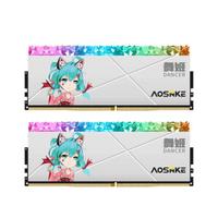 Gambar AOSENKE DANCER A50 RGB 16GB KIT DDR4 3200Mhz dari Blossomzones Sutami undefined 1 Tokopedia