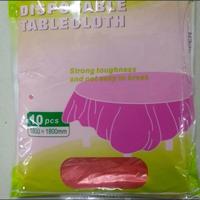 Gambar TAPLAK MEJA PLASTIK SEKALI PAKAI DISPOSABLE TABLE CLOTH PLASTIC 200 - 220 x 220 dari GundamBandung undefined 2 Tokopedia