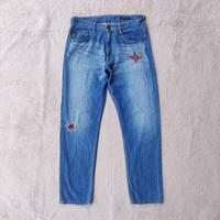 Gambar Tsumori Chisato Blue Patch Jeans Honeycomb Second Not Issey Miyake dari mvpmana undefined 1 Tokopedia