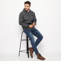 Gambar Jaket Pria Keren Modern Coop Design Everett Parasut Dengan Hoodie - Cokelat Army, L dari Toko Mentari Berkah undefined 4 Tokopedia
