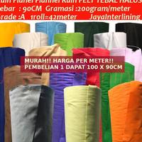 Gambar kain flanel flannel kain flex polos premium meteran murah - BW, Custom dari toko innesh undefined 1 Tokopedia