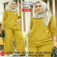Gambar setelan wanita muslim/baju kantor bigsize XXL/set kulot remaja/kerja dari Budi Online Store_NEW undefined 4 Tokopedia