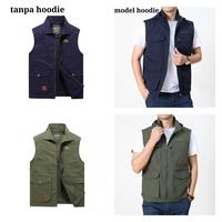 Gambar jaket rompi vest pria terbaru hoodie /rompi kantor ukuran jumbo besar - navy, XXXL dari M fashion jaket undefined 1 Tokopedia