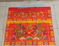 Gambar Towi Kain Merah Altar Sembahyang Naga Import Bordir - UK 88X108CM dari toko epatung undefined 1 Tokopedia