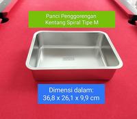 Gambar Panci Penggorengan Kentang Spiral Tipe M - Dengan Tutup dari Peralatan Masak Memasak undefined 1 Tokopedia