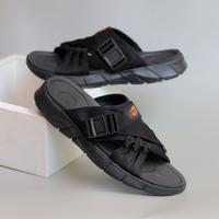 Gambar Sandal Pria Slide Walker Sanur Full Black Sol Eva Ringan Distro Ori Hitam - FULLBLACK, 43 dari Sepatudfunk undefined 2 Tokopedia