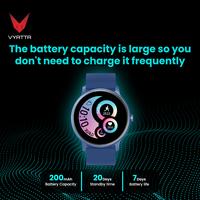 Gambar VYATTA FitMe XP Smartwatch , Custom Watch Face, Full Touch, IPX7 - Emerald Blue, Tanpa Charger dari VYATTA BALI undefined 5 Tokopedia