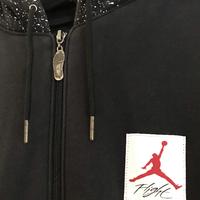 Gambar Zipper Hoodie Jordan Flight Black Second Branded Like New dari Malikii Store undefined 2 Tokopedia