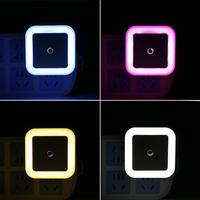 Gambar AVEN Lampu Tidur LED Kotak Sensor Cahaya Lampu Dekorasi Kamar Tidur - Putih dari Aven Indonesia undefined 4 Tokopedia