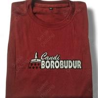 Gambar Kaos Borobudur Kaos Oleh Oleh Jogja Motif Candi Borobudur - XL, EMBOSS dari Serba Oblong undefined 2 Tokopedia